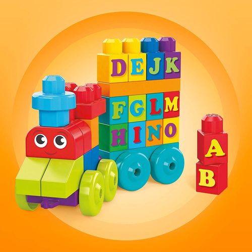 רכבת אותיות 60 חלקים מגה בלוקס 