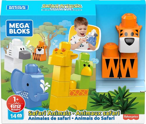 ספארי חיות 14 חלקים