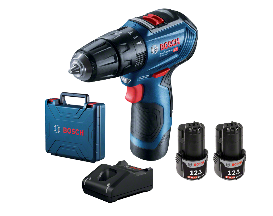 מברגה/מקדחה רוטטת בוש BOSCH GSB 12V-30