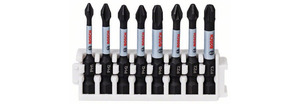 סט 8 ביטים אורך 50 ממ PH1,PH2.PH3,PZ2,PZ3 בוש