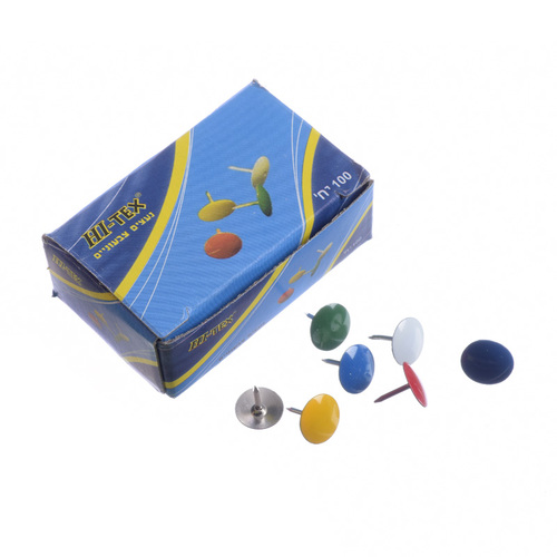 נעצים צבעוניים  100 יח