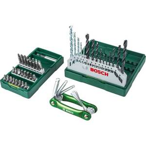 סט 41 חלקים כולל מקדחים ביטים וסט מפתחות הלן Bosch בוש