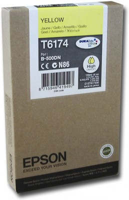 ראש דיו צהוב מקורי B510 T6174 Epson אפסון