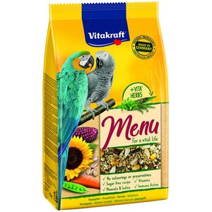 מזון לתוכי גדול ויטה קראפט 1 ק"ג Vitakraft Premium Menu for Parrots