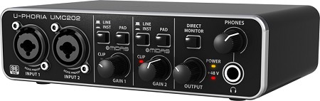 כרטיס קול - Behringer - UMC202HD