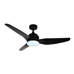 מאוורר תקרה '25W DALLAS 52 שחור CCT עם שלט SM-1058BK/CT סמיקום - Semicom