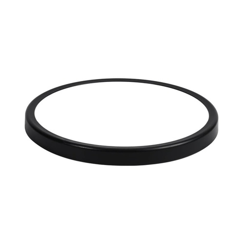 צמוד תקרה עגול דק לבן \ שחור TIME 18W 23CM- גוון אור משתנה בלחיצה
