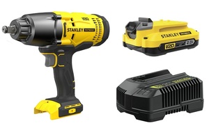 מפתח בוקסות נטען STANLEY FATMAX NM475 18V עם סוללה ומטען