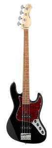 גיטרה בס אקטיבית 4 Sadowsky 21 Fret Vintage JJ Bass 4 BK SHP CH RW