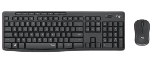 סט מקלדת ועכבר Logitech Salent wireless Combo MK295