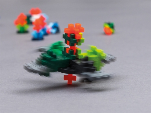 משחק הרכבה 240 חלקים קטנים וצבעוניים לבנייה מהנה - סביבונים