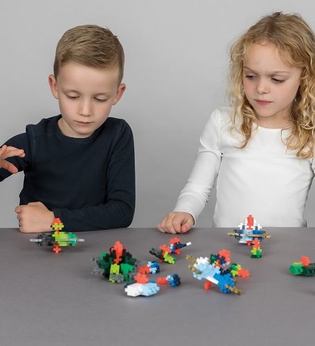 משחק הרכבה 240 חלקים קטנים וצבעוניים לבנייה מהנה - סביבונים