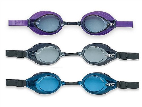 משקפי שחיה מקצועיים מסיליקון INTEX 55691 לגילאי 8+