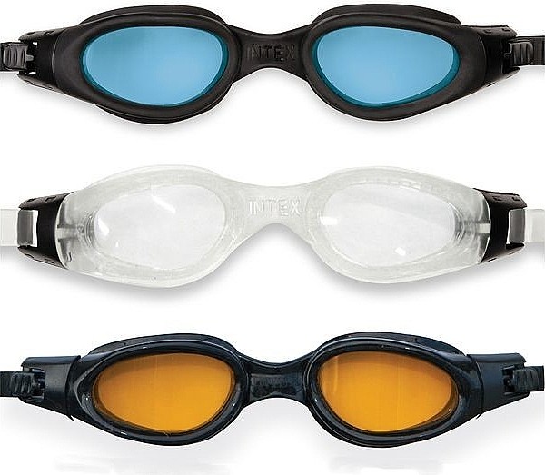 משקפי שחיה מקצועיים מסיליקון לבוגרים INTEX 55692, לגילאי 14+