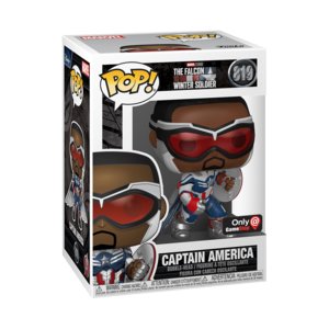 POP: The Falcon & Winter Soldier- Captain America w/Wings (אקסקלוסיבי מדבקה כסופה) Funko