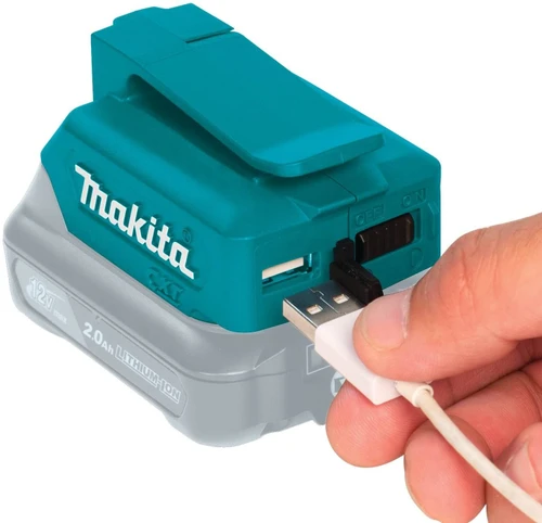 מתאם טעינה לסמארטפונים ואביזרים ניידים Makita ADP06 USB 12V