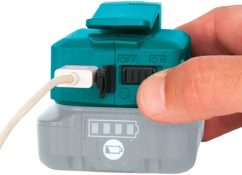מתאם טעינה לסמארטפונים ואביזרים ניידים Makita ADP06 USB 12V