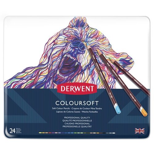 סט 24 עפרונות רכים COLORSOFT - דרוונט
