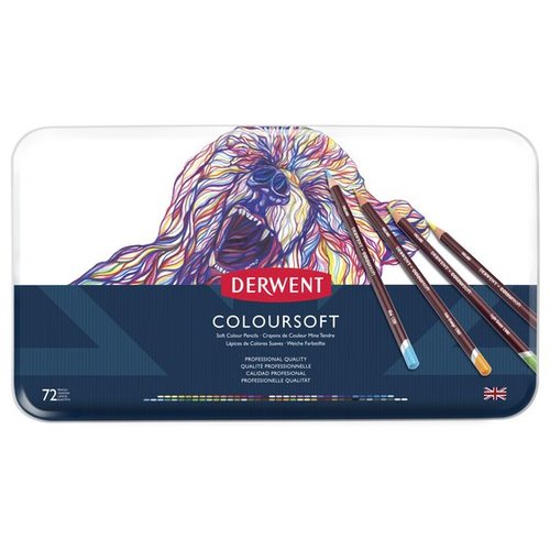 סט 72 עפרונות רכים COLORSOFT - דרוונט