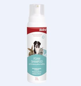 שמפו ללא שטיפה ביוליין 220 מ"ל Foam Shampoo Bioline