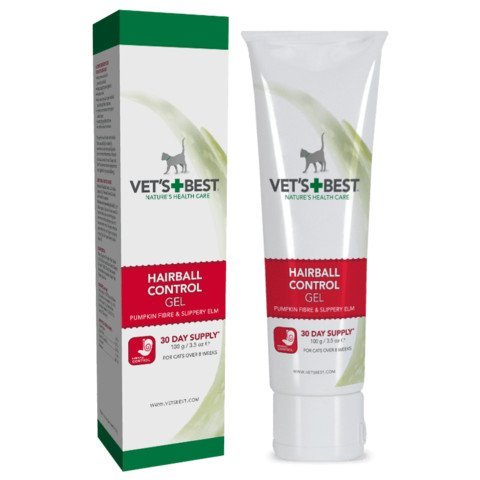 ווט בסט ג'ל היירבול לחתול 100 גרם Vet's Best Cat Hairball Relief Digestive Aid gel