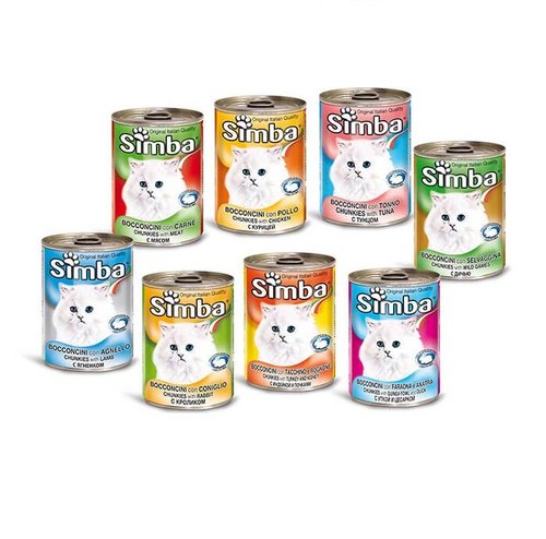 48 יחידות שימורי סימבה לחתול 415 גרם special sale 48 Pcs of Simba canned food