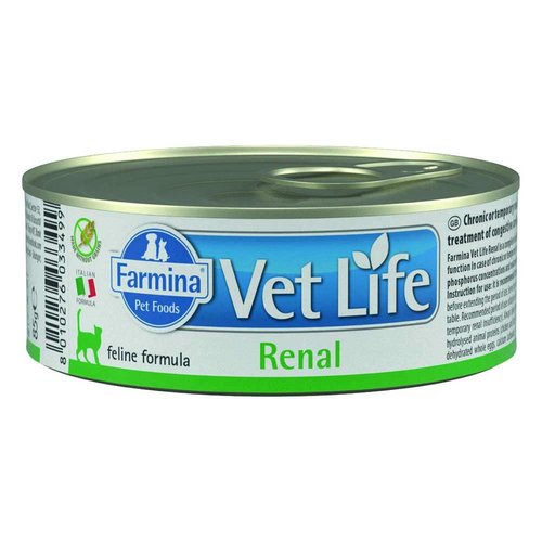 וט לייף שימור רנל לחתול 85 גרם Farmina Vet Life Renal