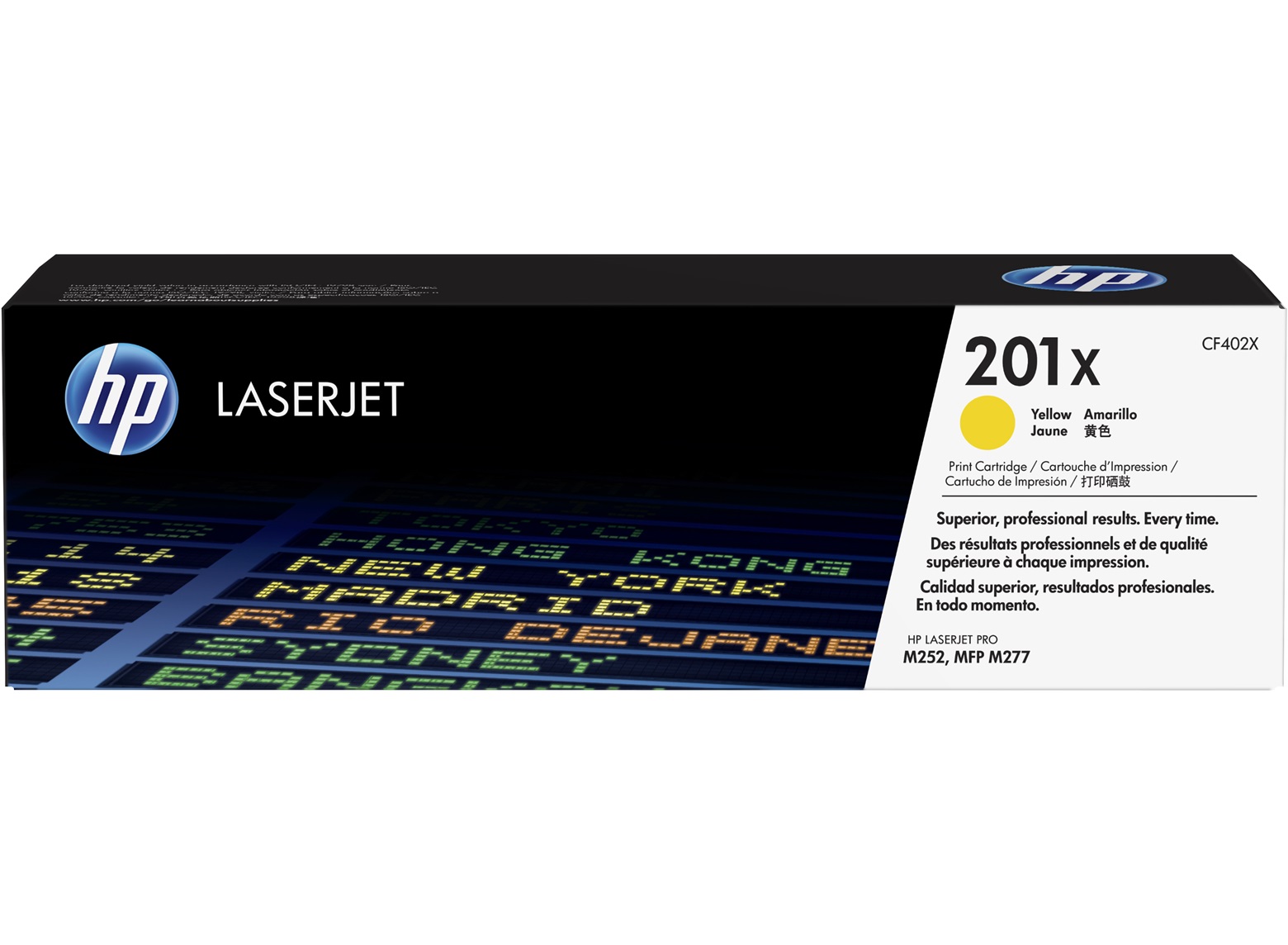  טונר מקורי בצהוב בעלת תפוקה גבוהה HP 201X למדפסות LaserJet CF402X