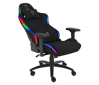 ‫‪SPACE PLUS RGB FABRIC GAMING CHAIR‬‬ DRAGON - כסא גיימינג מקצועי דרגון דגם ספייס פלוס בד כולל תאורת לד RGB