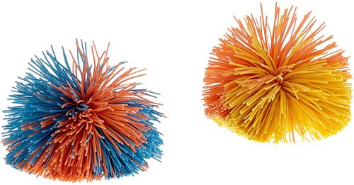 כדור חוטים גומי קליל למשחק אוגו ספורט - צהוב/כתום