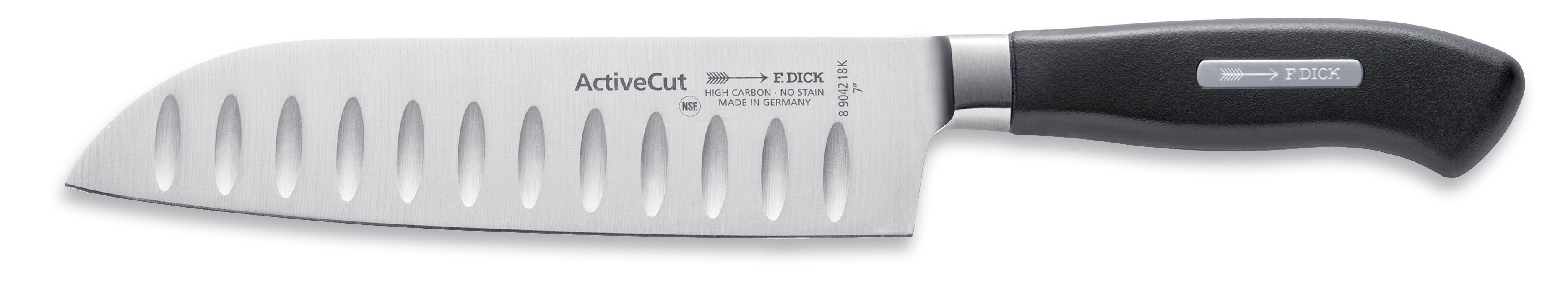 סכין סנטוקו חריצים 18 ס"מ דיק | DICK ACTIVE CUT