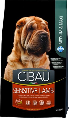 סיבאו מזון יבש לכלב בוגר סנסטיב כבש 12 ק