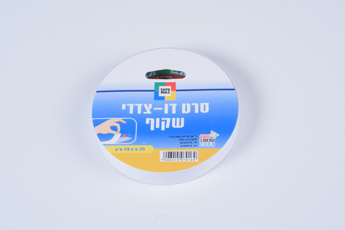 סרט דו צדדי שקוף 25מ\19מ'מ בודד  '3/4