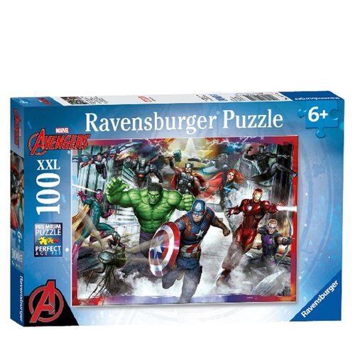 פאזל  100 חלקים גדולים במיוחד - גיבורי על Avengers