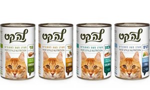 24 י"ח שימורי לה קט 400 גרם (מגש) Pcs24 of La-cat 400g canned food