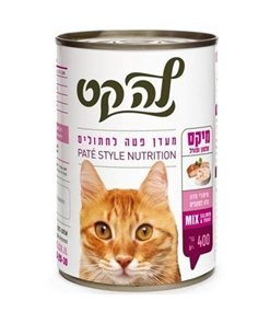 לה קט פטה בטעם סלמון ופורל 400 גרם La Cat Salmon and Forel Flavor