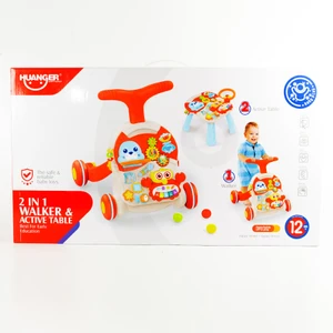 הליכון פעלולון לתינוק אדום MUSIC WALKER