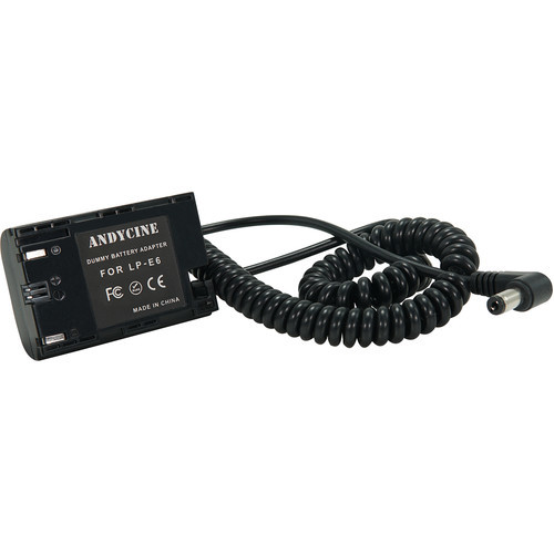 ANDYCINE מתאם סוללת דמה לLP-E6