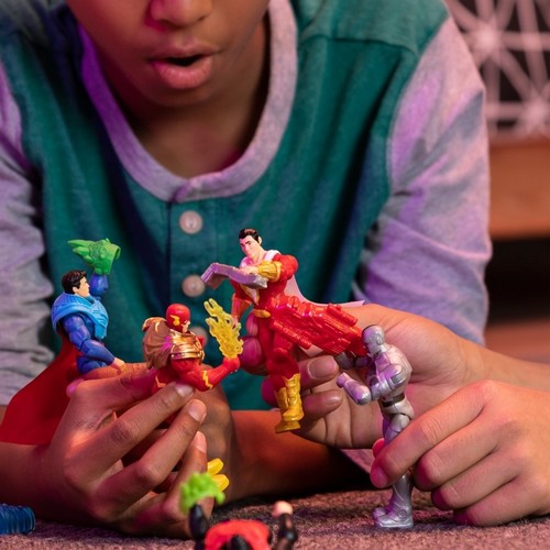 דמויות מיני גיבורי על - סייבורג + 3 אביזרי הפתעה 