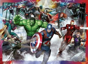 פאזל 100 חלקים גדולים במיוחד - גיבורי על Avengers