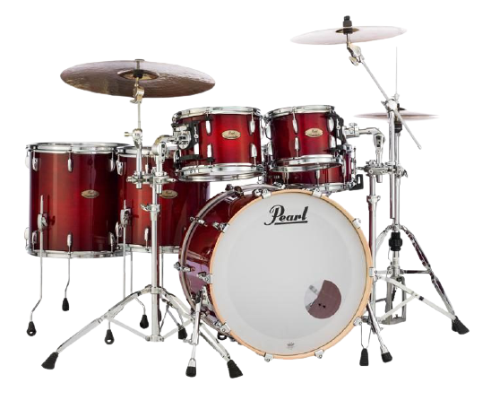 סט תופים 4 חלקים Pearl Session Studio Select - Antique Crimson Burst