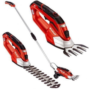 גוזם גדר חיה נטען ומוט טלסקופי 10.8V