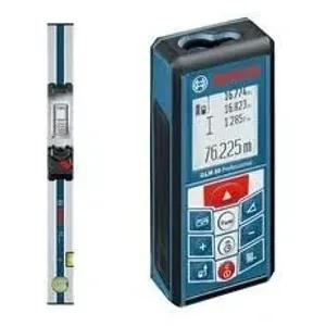 מד טווח לייזר עד 80 מטר + מסילת פלס BOSCH