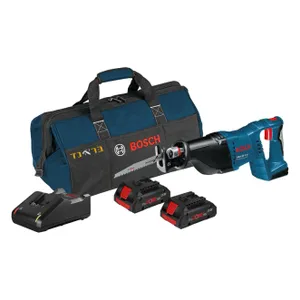 מסור חרב נטען 18V + שתי סוללות 4.0AH BOSCH