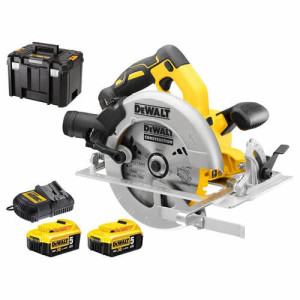 מסור עגול 18V + שתי סוללות 5.0AH