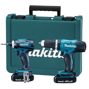 סט 18V אימפקט + מברגה/מקדחה + שתי סוללות 1.5AH