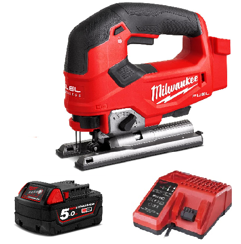 מסור אנכי 18V ללא פחמים + סוללה 5.0AH
