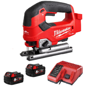 מסור אנכי 18V ללא פחמים + שתי סוללות 5.0AH