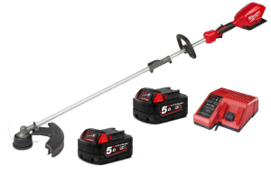 חרמש נטען 18V ללא פחמים + שתי סוללות 5.0AH