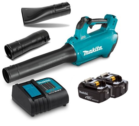 מפוח עוצמתי 18V + שתי סוללות 5.0AH